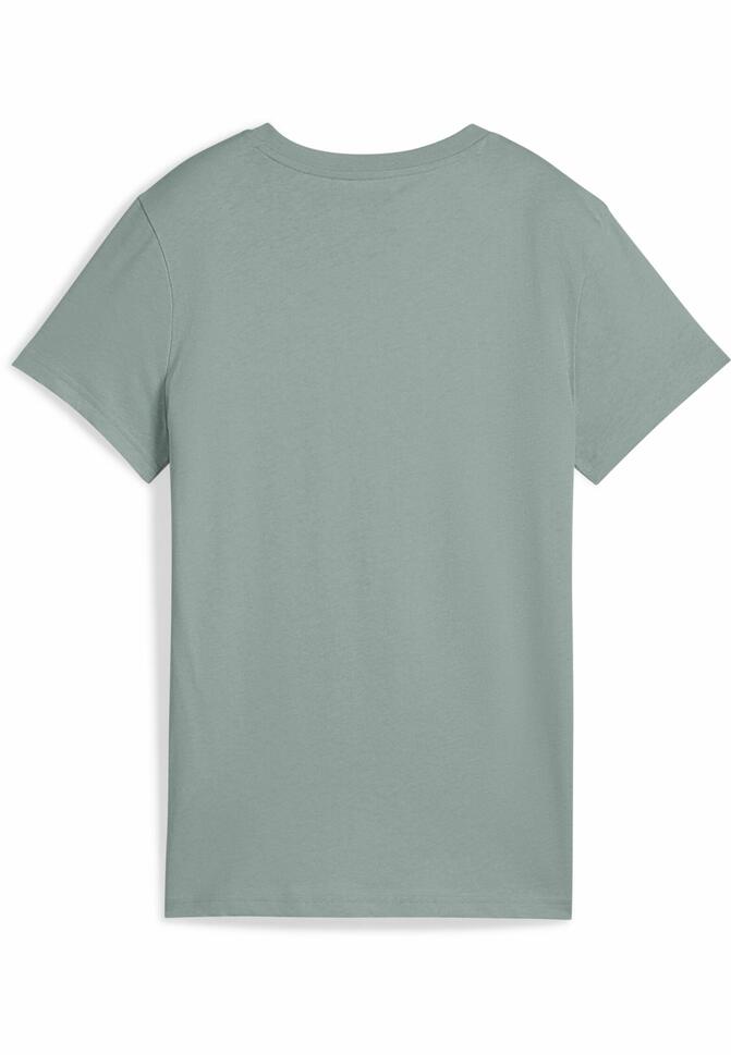 Damska koszulka z logo ESS No. 1 PUMA Green Moon