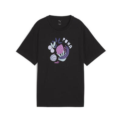 Graphics relaxed fruity t-shirt voor dames puma black