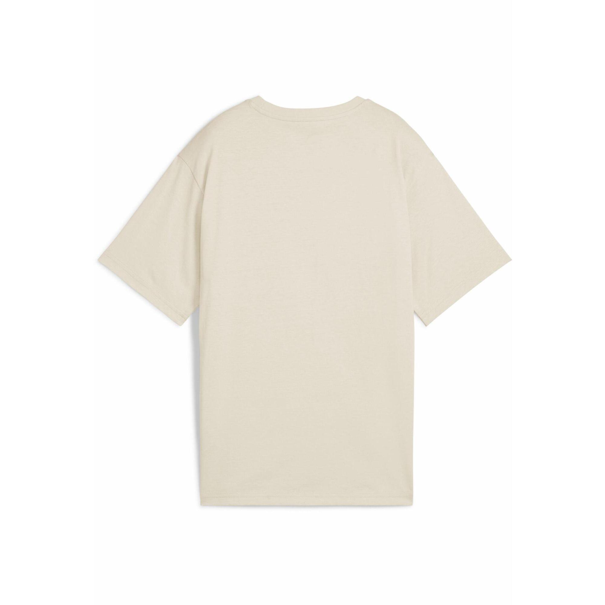 Puma - T-shirt Décontracté À Motif Animal Essentials Femme Puma Alpine Snow White - T-shirt Manches Courtes - Beige|blanc - Decathlon