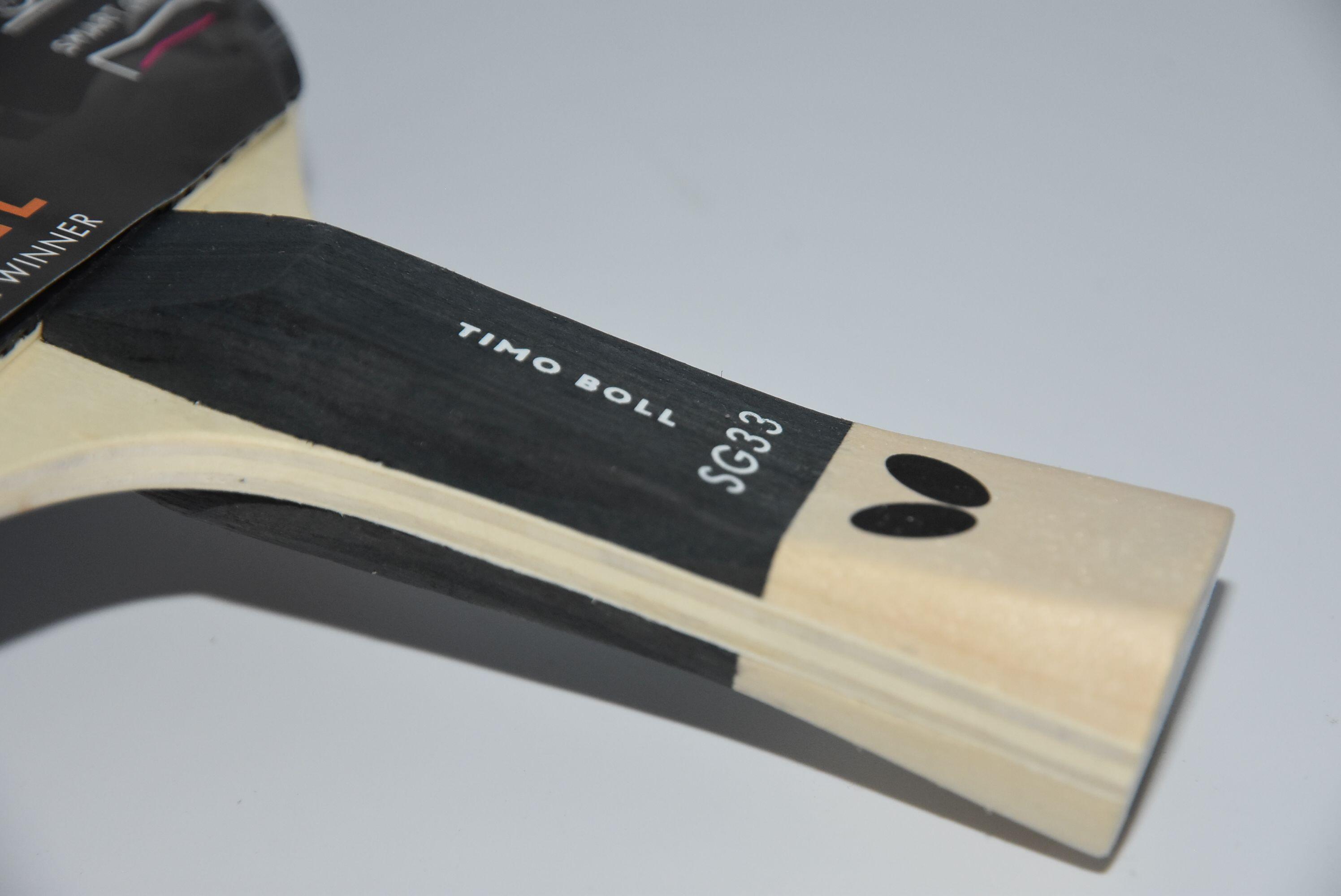 RAQUETE DE TÊNIS DE MESA BUTTERFLY / RAQUETE DE PING PONG Timo Boll SG33 4/7
