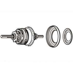 SHIMANO Shimano Y3ET98010 interno Nexus 7v, asse 182 mm.