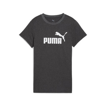 ESS No. 1 Logo T-Shirt Damen PUMA Dark Gray Heather