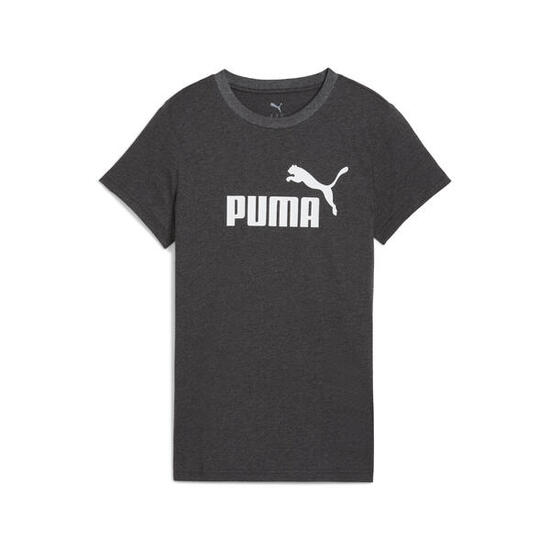 ESS No. 1 Logo T-Shirt Damen PUMA Dark Gray Heather