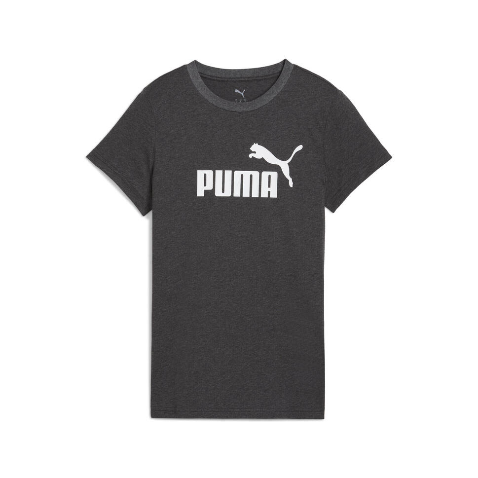 Damska koszulka ESS No. 1 Logo PUMA Dark Gray Heather