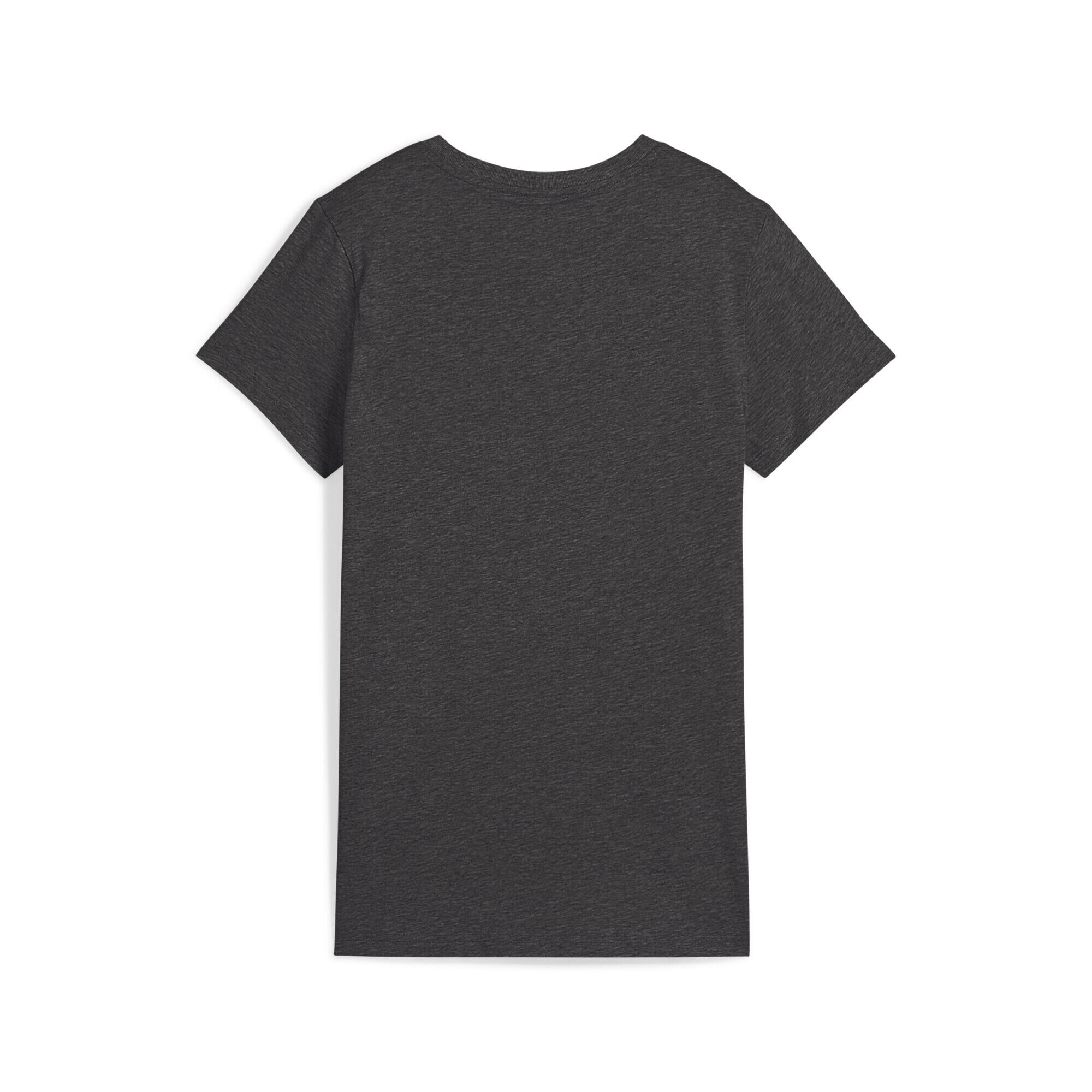 ESS No. 1 Logo T-Shirt Damen PUMA Dark Gray Heather 6/7