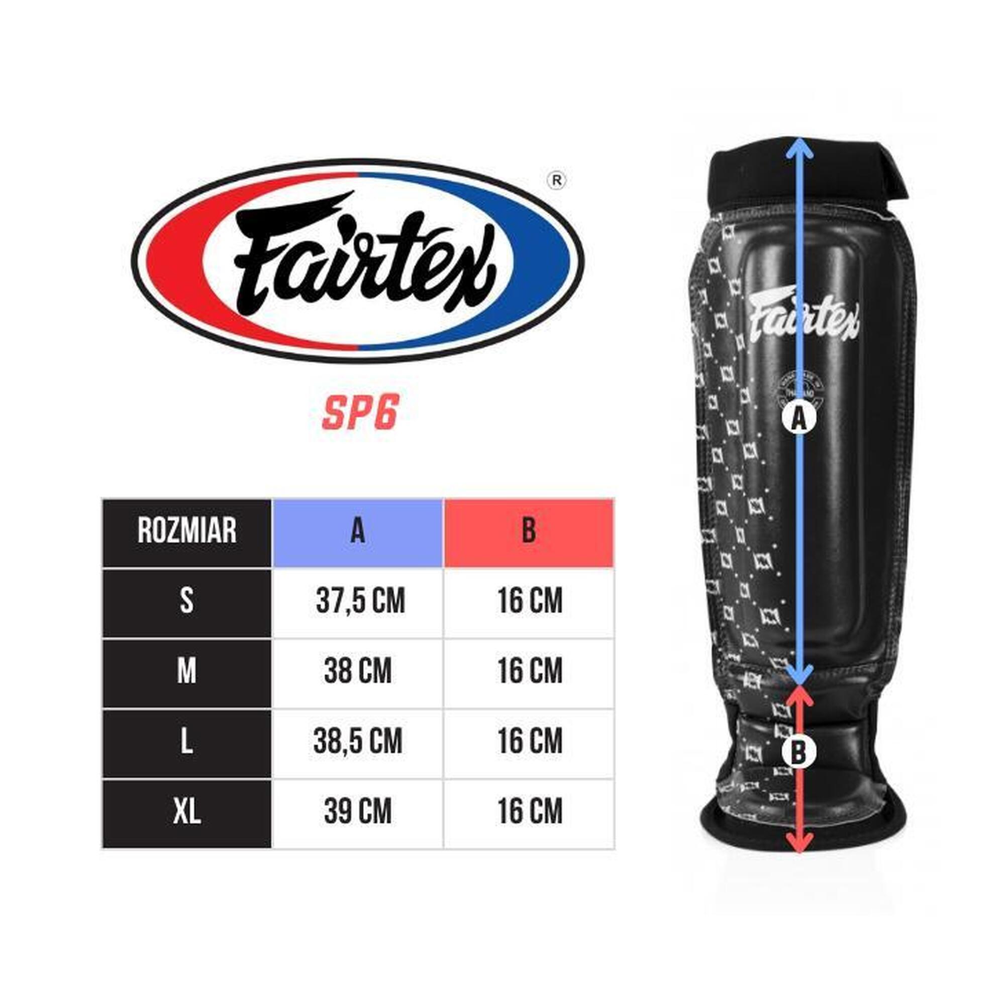 Ochraniacze Piszczeli Fairtex SP6 Czarne L