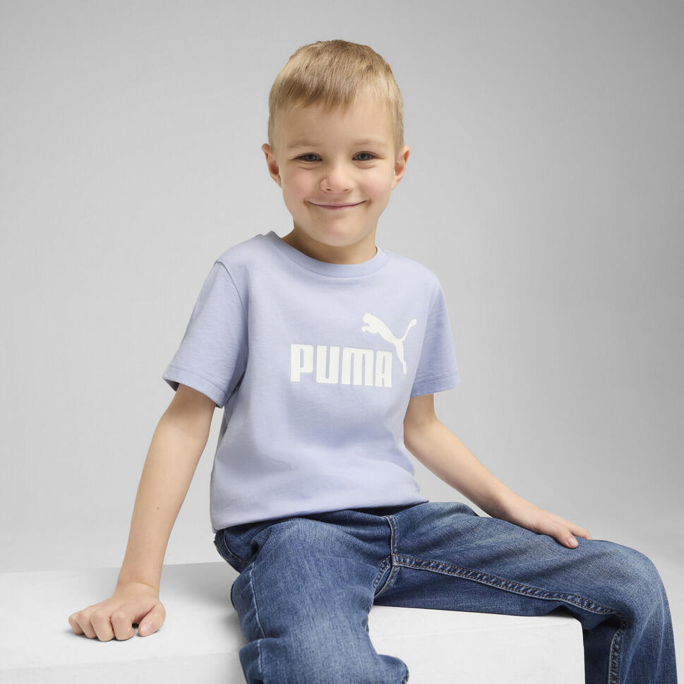 Dziecięca koszulka ESS z logo No. 1 PUMA Cool Blue