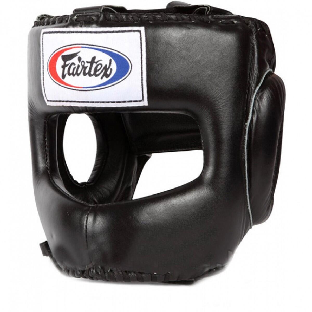 Kask Bokserski Fairtex HG4 z Ochroną Nosa Czarny L 5/6