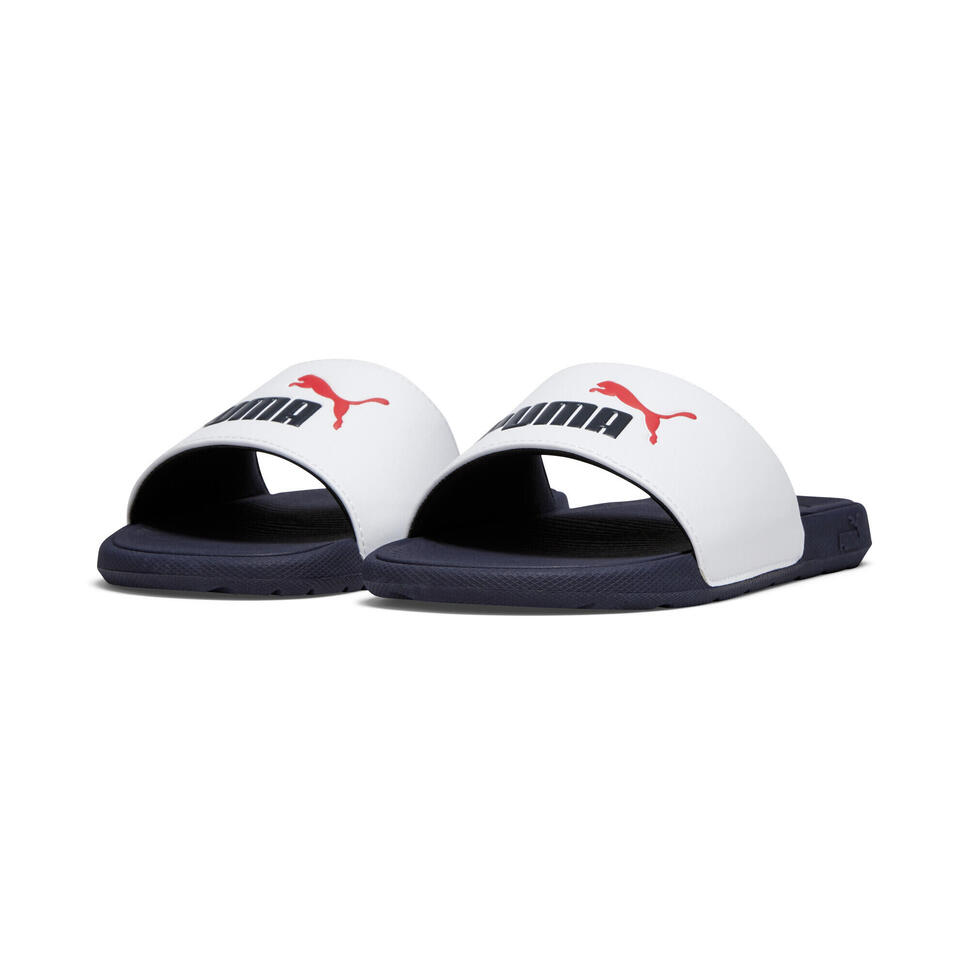 Młodzieżowe klapki Cool Cat 2.0 PUMA White Navy For All Time Red Blue