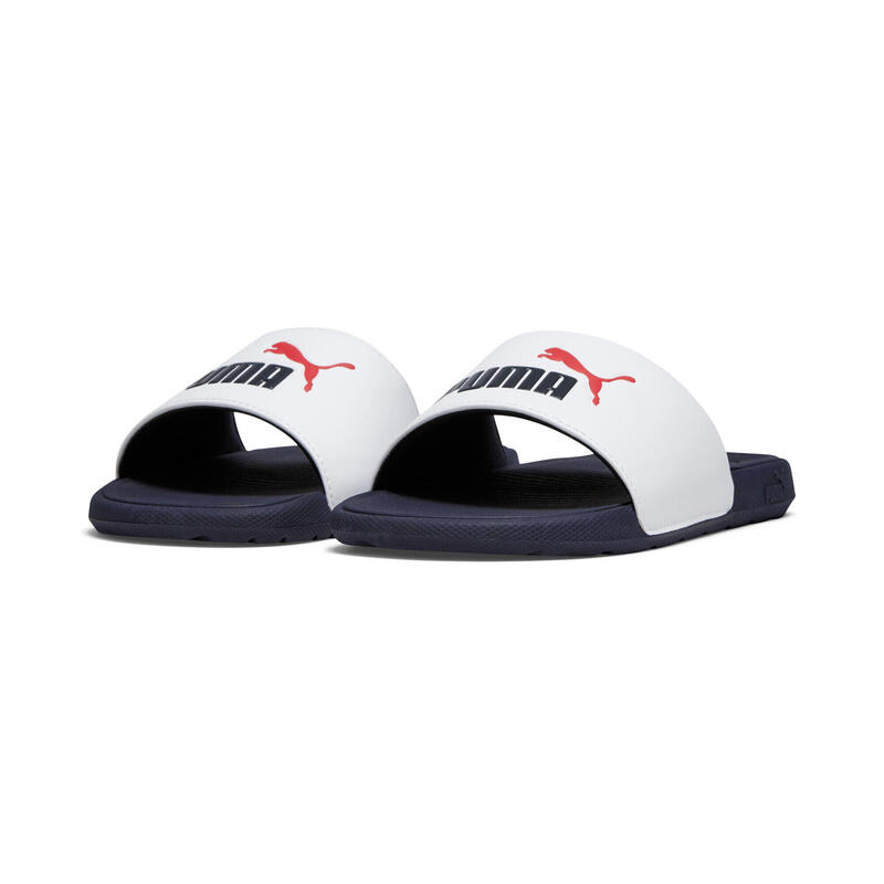 Młodzieżowe klapki Cool Cat 2.0 PUMA White Navy For All Time Red Blue