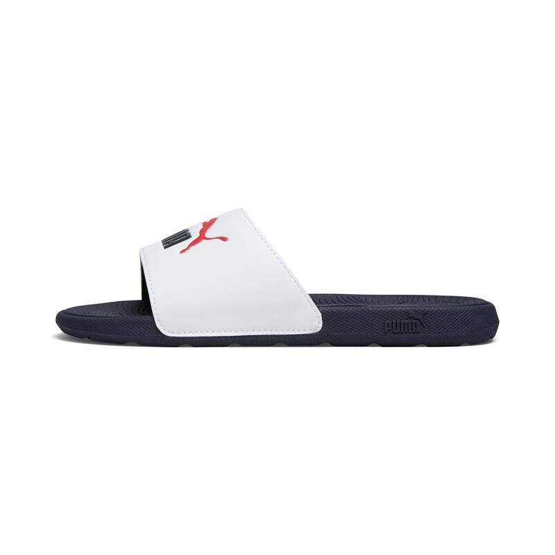 Młodzieżowe klapki Cool Cat 2.0 PUMA White Navy For All Time Red Blue