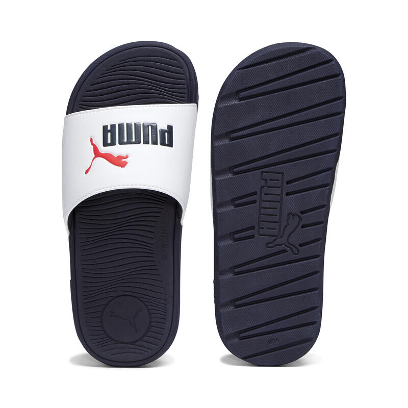 Młodzieżowe klapki Cool Cat 2.0 PUMA White Navy For All Time Red Blue