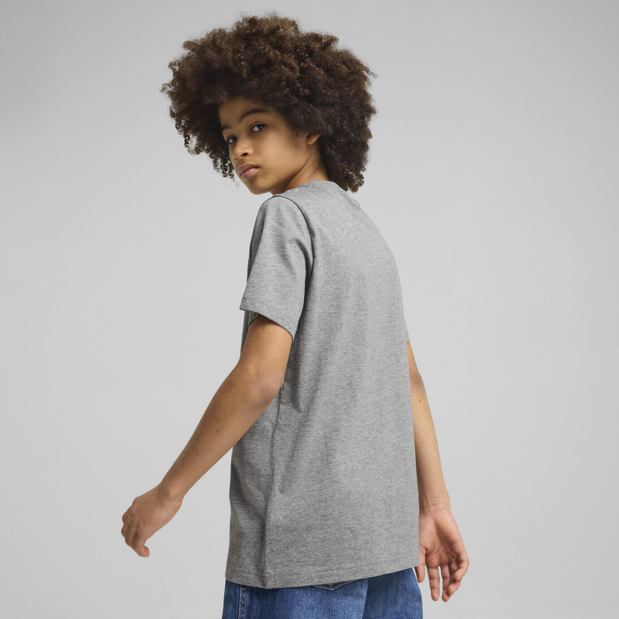 T-shirt con logo Essentials No. 1 colorato per ragazzi PUMA 3/7