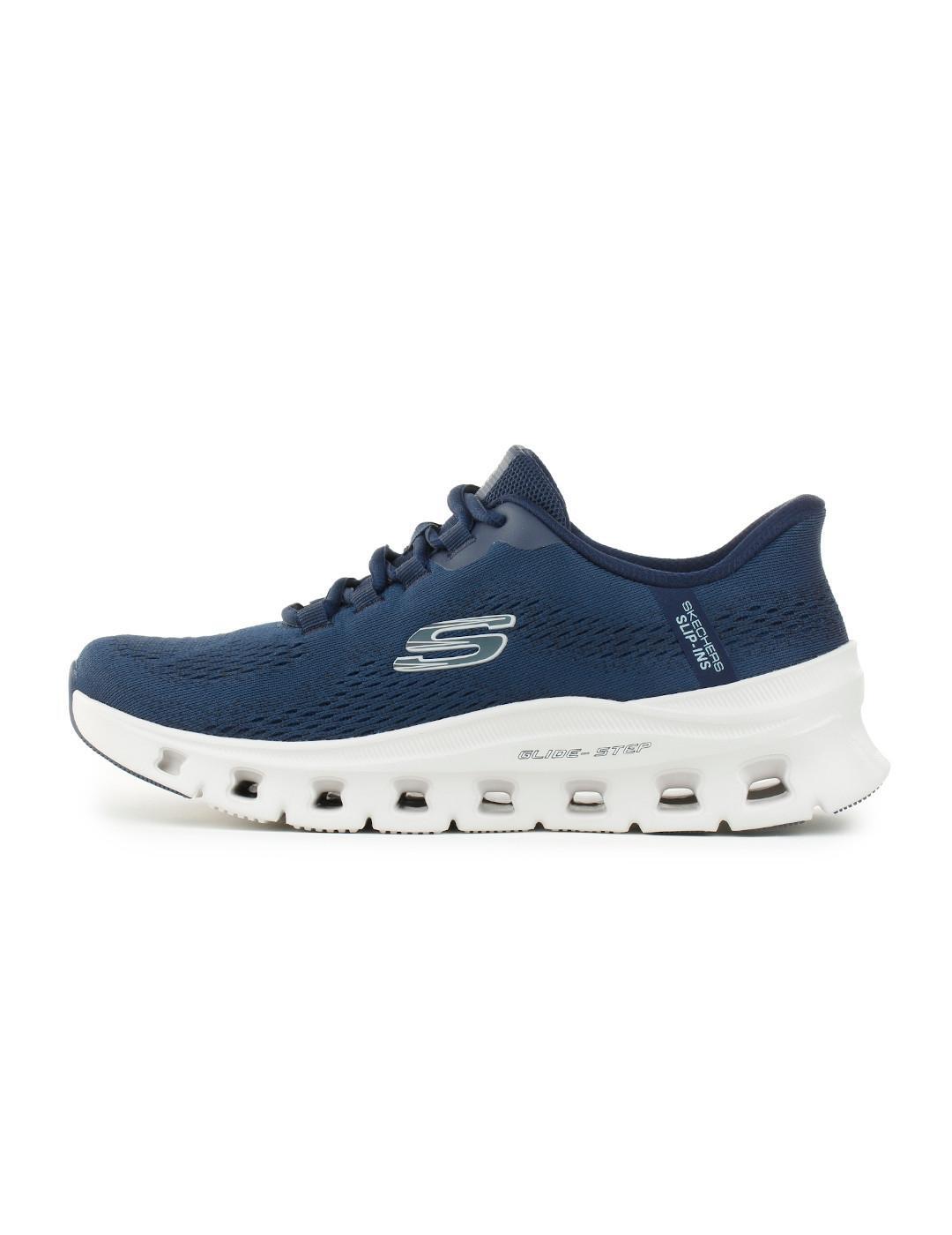 Chaussures pour homme Skechers Glide step slip-ins Marine 2/5