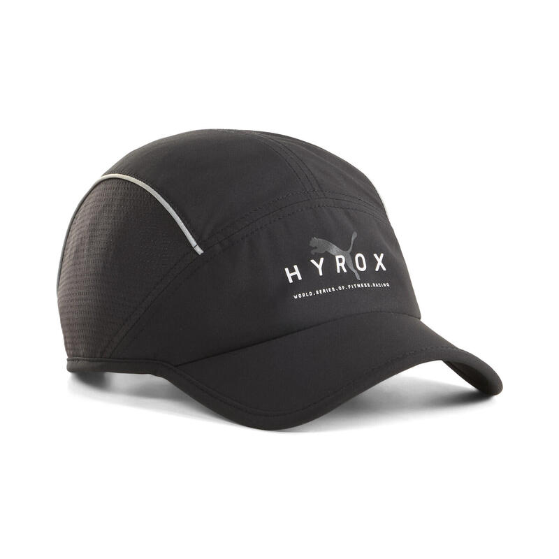 5-elementowa czapka z krótkim daszkiem PUMA × HYROX PUMA Black