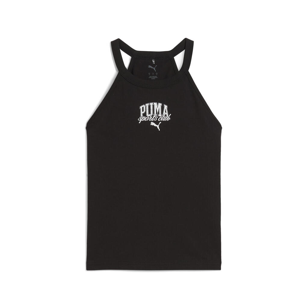 Undershirt Puma Class Slim Short Tank, Black, Women