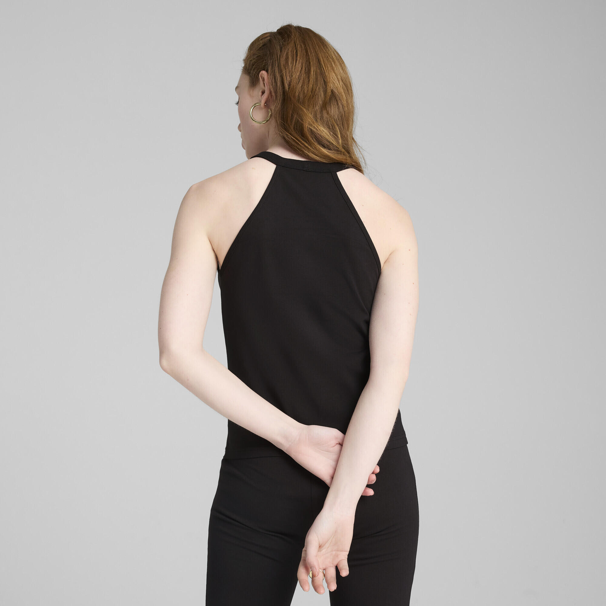 Camiseta crop de tirantes PUMA CLASS Slim Mujer PUMA Black 3/7