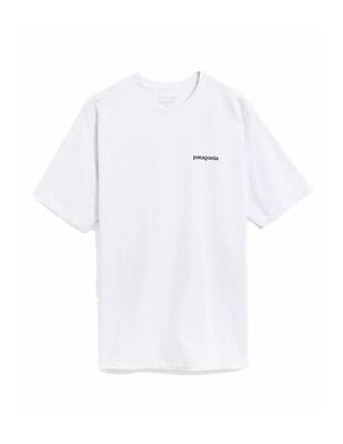 Maglietta da uomo Patagonia Responsibili bianca