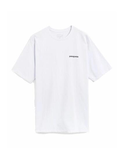 Maglietta da uomo Patagonia Responsibili bianca