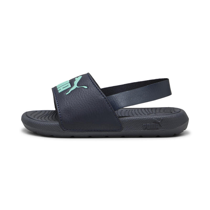 Niemowlęce klapki Cool Cat 2.0 Backstrap PUMA New Navy Aquatic Blue Green