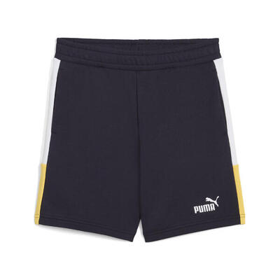 Essentials block short voor jongeren puma new navy blue