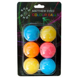 SharpointHome 60 Pack Colorful Table Tennis Balls Ping Pong Balls Assorted Color Plastic Balls 