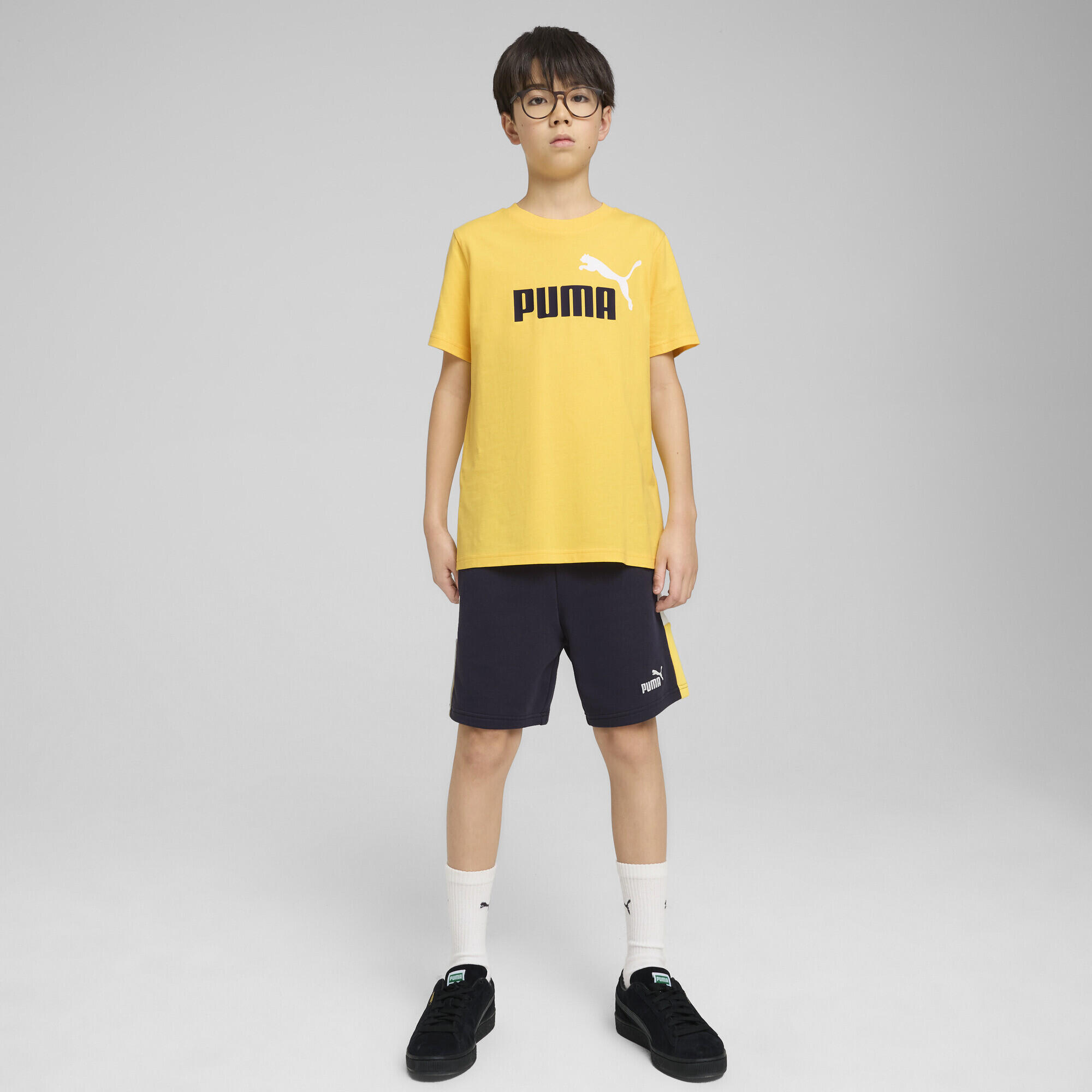 Shorts Essentials Block per ragazzi PUMA New Navy Blue 5/7