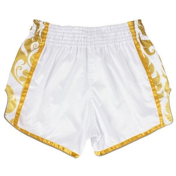 Spodenki Muay Thai Fairtex BSG2 Glory Białe/Złote L