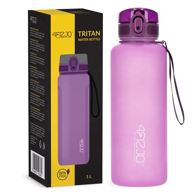 Borraccia sportiva Tritan 1000ml BPA Free beccuccio ergonomico 4FIZJO