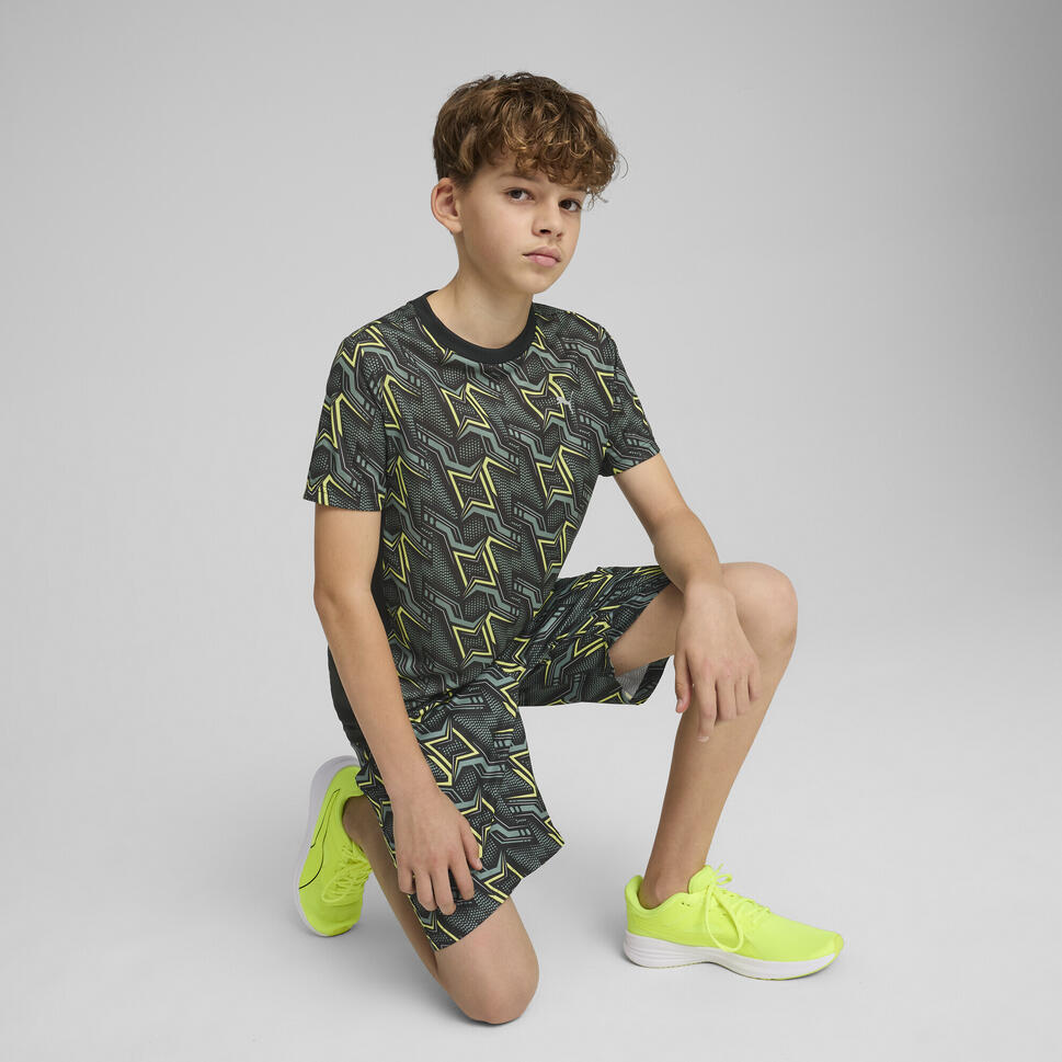 Młodzieżowa koszulka Essentials Poly PUMA Black