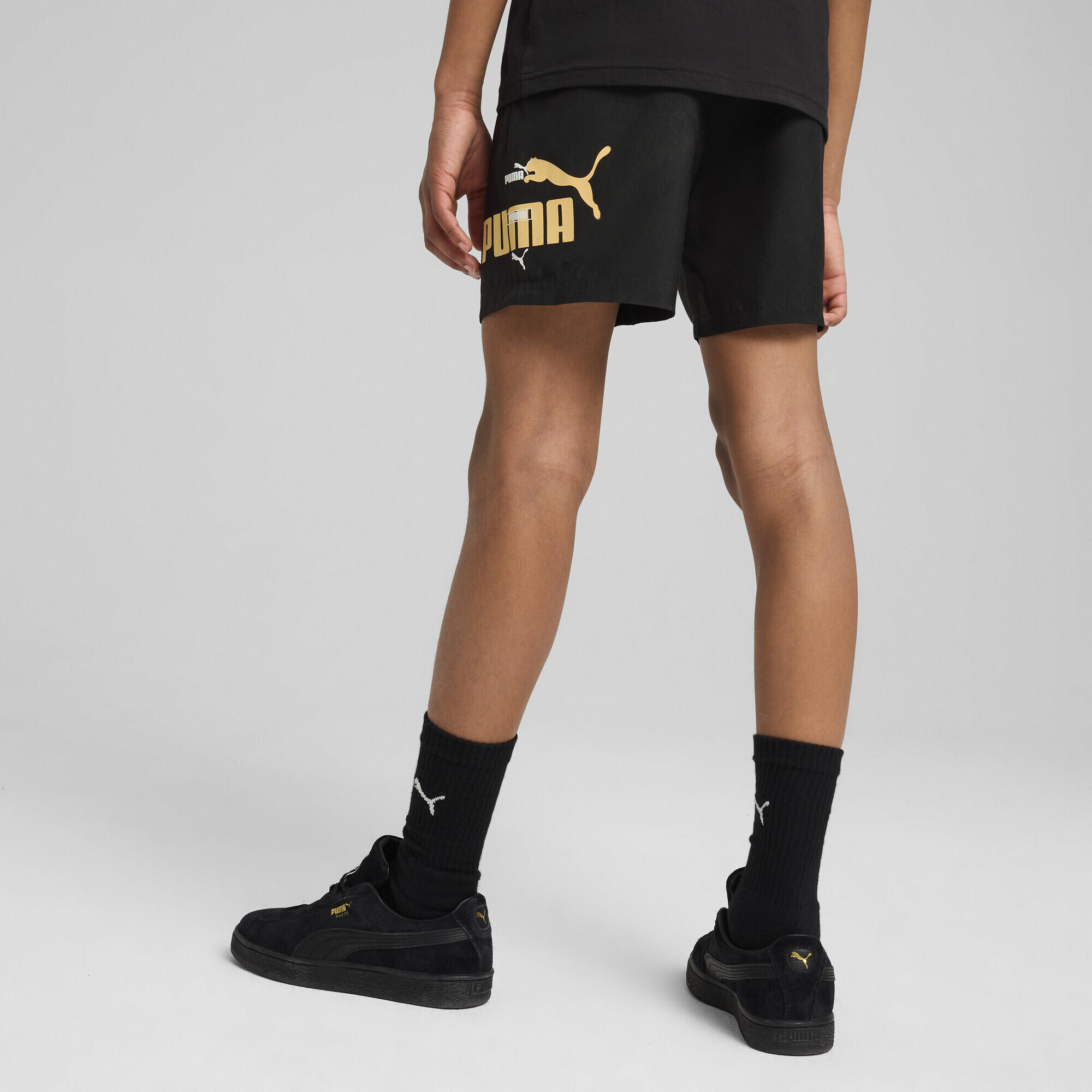 Short tissé à logo Lab Summer Essentials Enfant et Adolescent PUMA Black 3/7