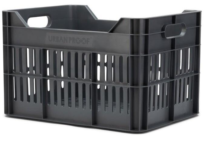 Caisse à vélo Urbanproof Click 30L Gris Foncé en Plastique Recyclé 2/7