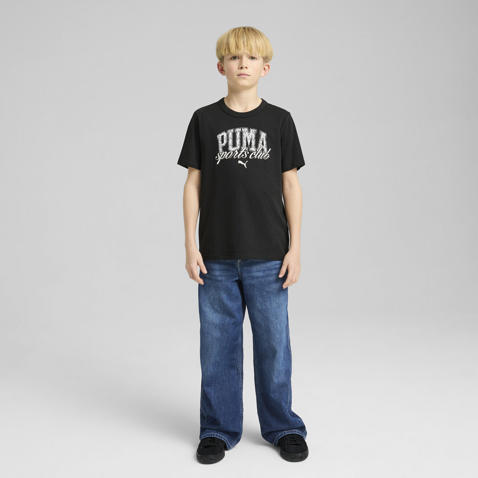 T-shirt grafica PUMA Class per ragazzi PUMA Black 5/7