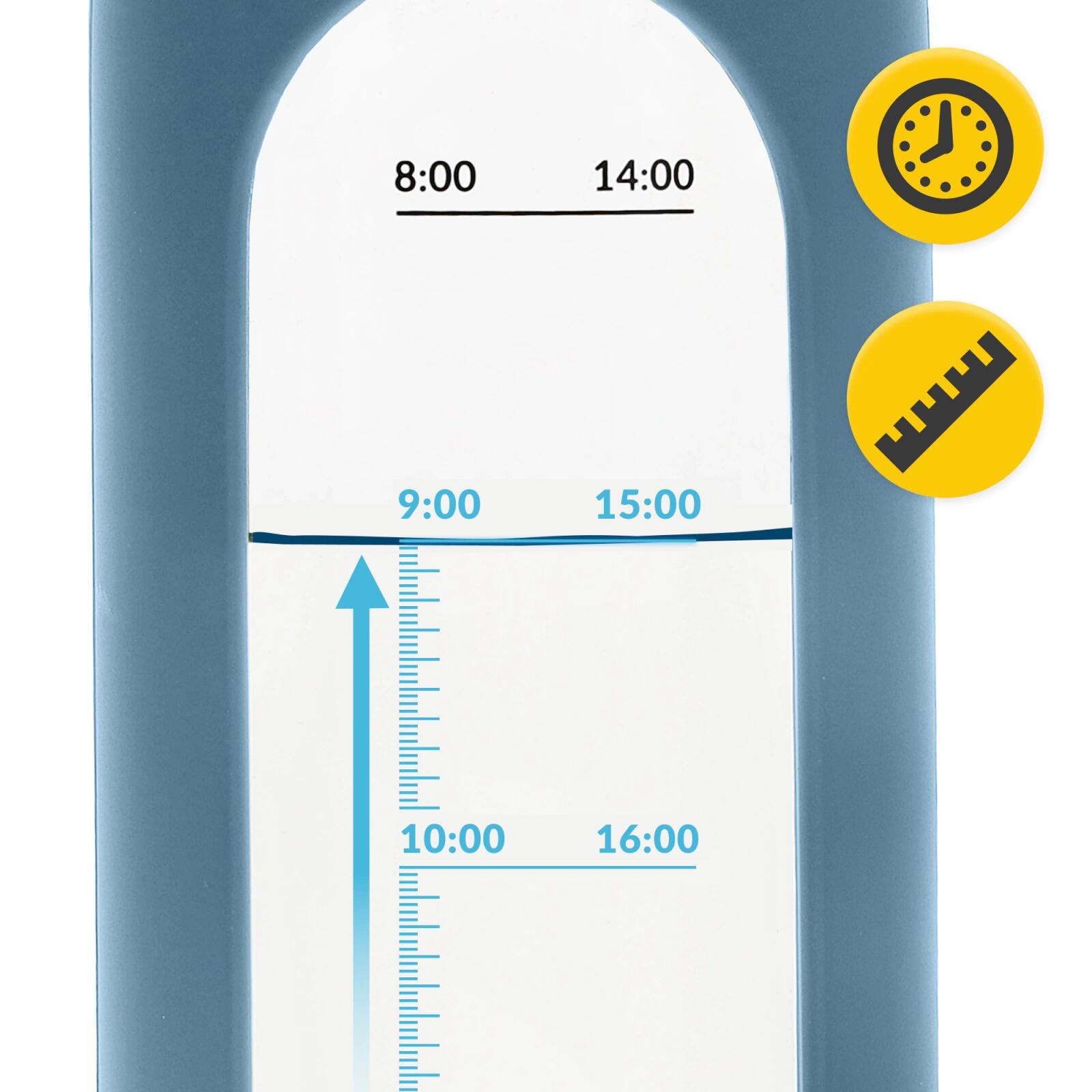 Sport Wasserflasche aus Glas 4FIZJO 750 ml 6/7