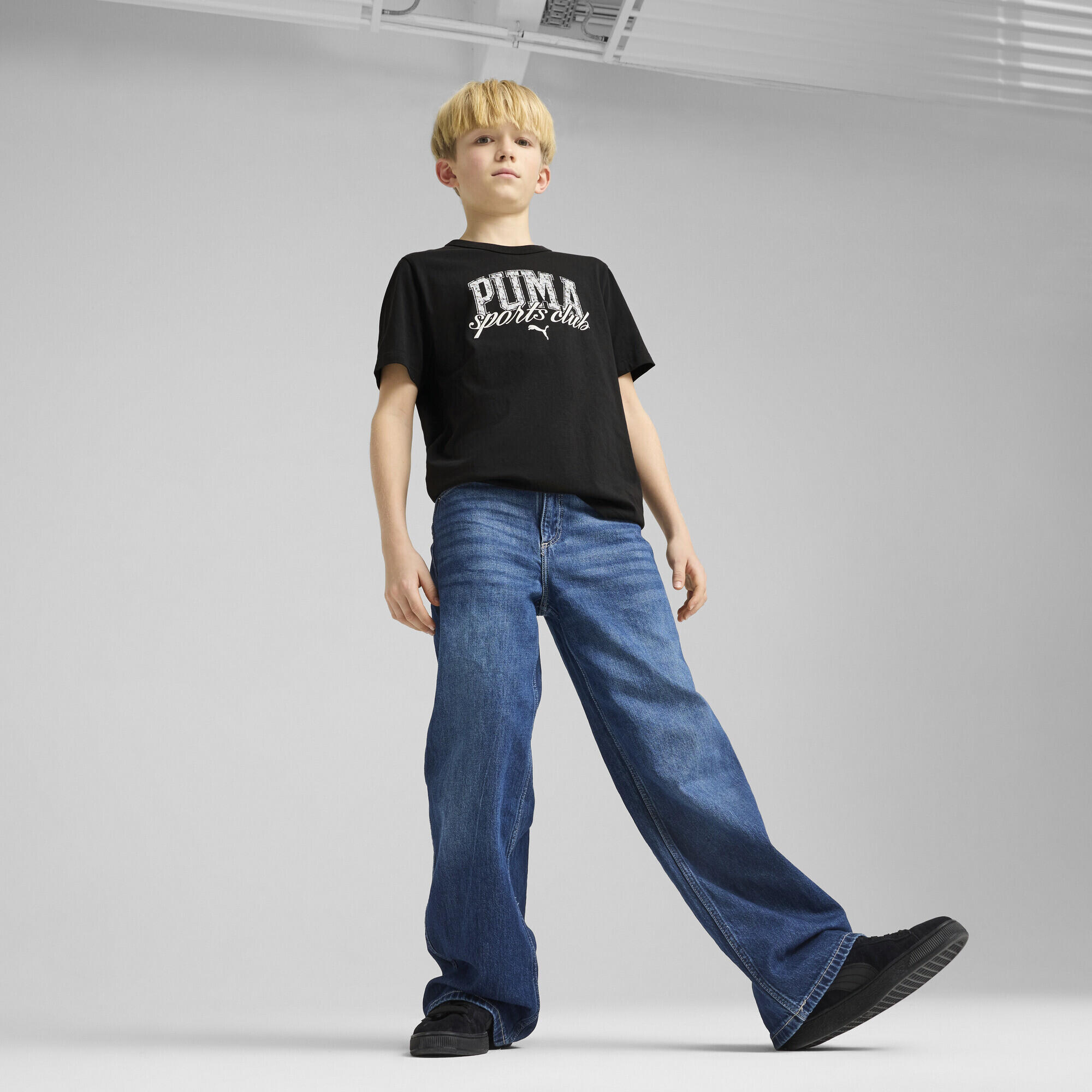 T-shirt grafica PUMA Class per ragazzi PUMA Black 4/7
