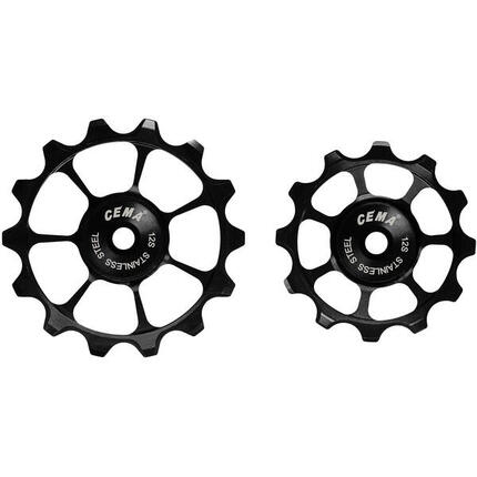 Cema Deraaleur Swies Edelstahl Shimano 12V Schwarz