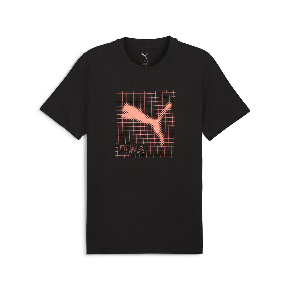 Męska koszulka z grafiką PUMATECH PUMA Black