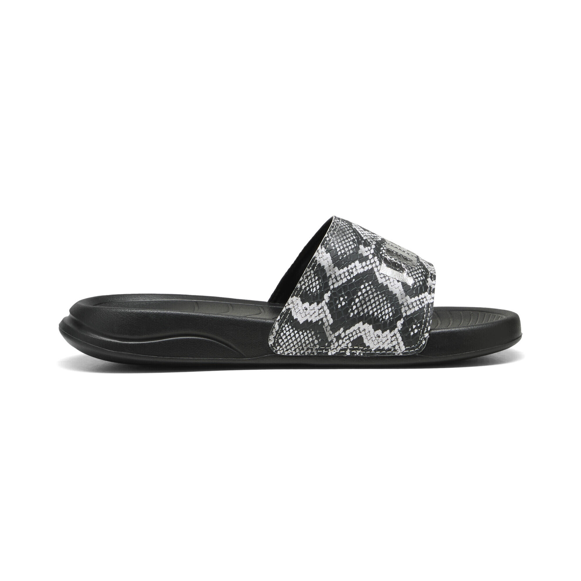 Ciabatte Popcat 20 Snake Chic da donna PUMA Black Silver Metallic 5/7