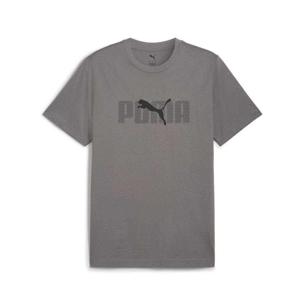 Męska koszulka Essentials Logo Lab PUMA Cast Iron Gray