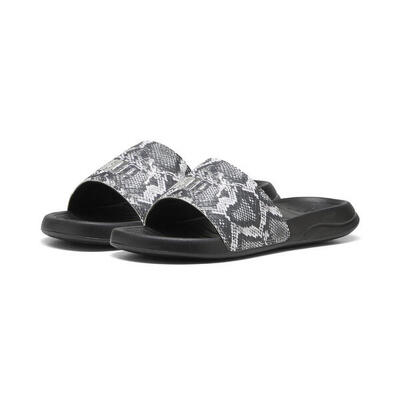 Ciabatte Popcat 20 Snake Chic da donna PUMA Black Silver Metallic