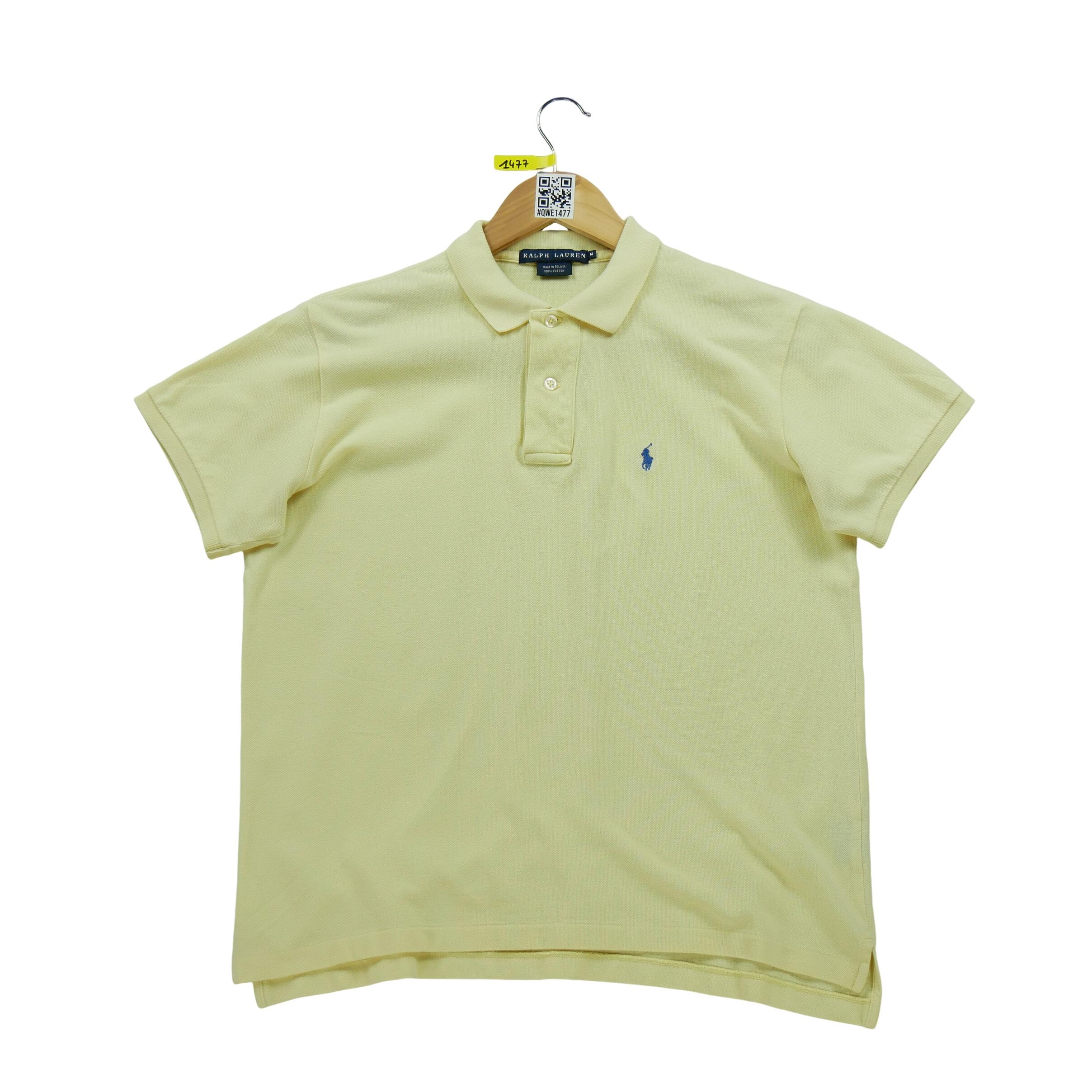 RALPH LAUREN Seconda Mano - Manica corta Polo da donna giallo - Stato buono