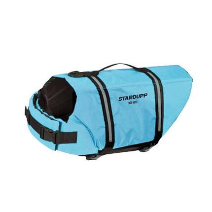 Gilet de sauvetage Stardupp pour chien L vert fluo, poignée renforcée
