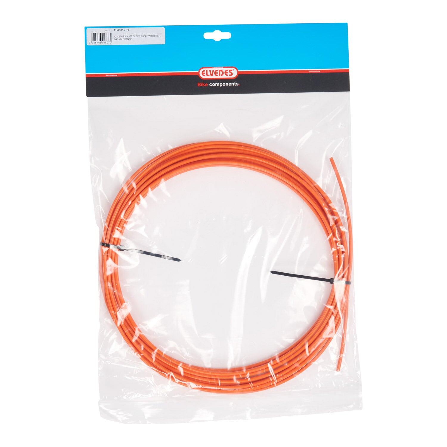 ELVEDES Elvedes Cable Exterior de 4,2mm Liner Naranja (10m)