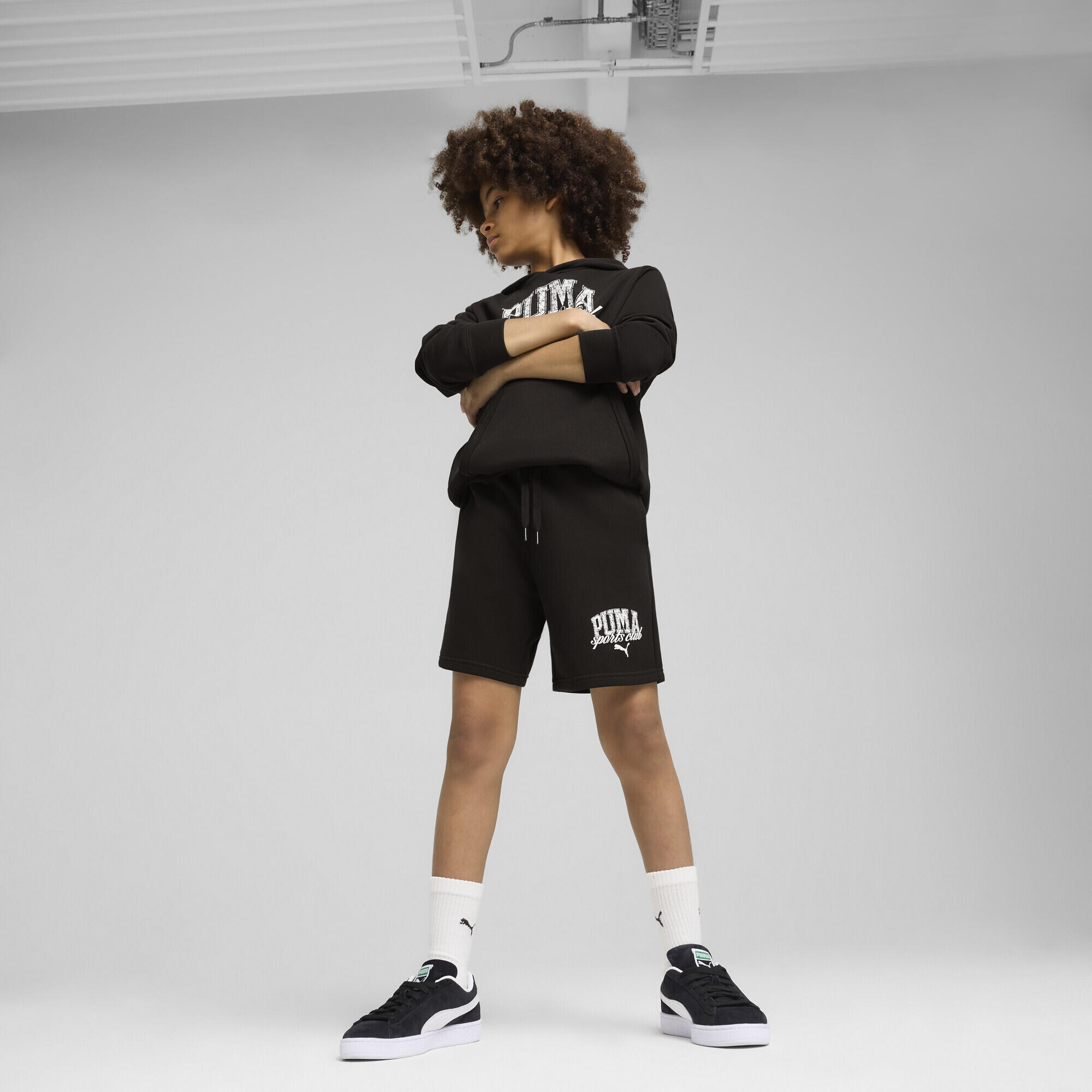 PUMA Class short voor jongeren PUMA Black 4/7