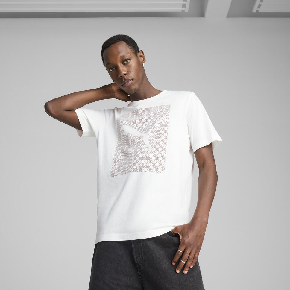 Męska koszulka Graphics PUMA Wording PUMA White