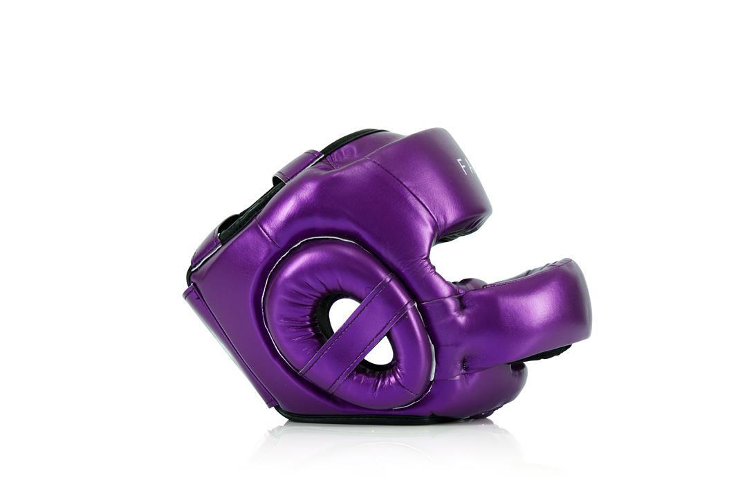 Kask Bokserski Sparingowy Fairtex HG17 z Ochroną Nosa Fioletowy XL 3/7