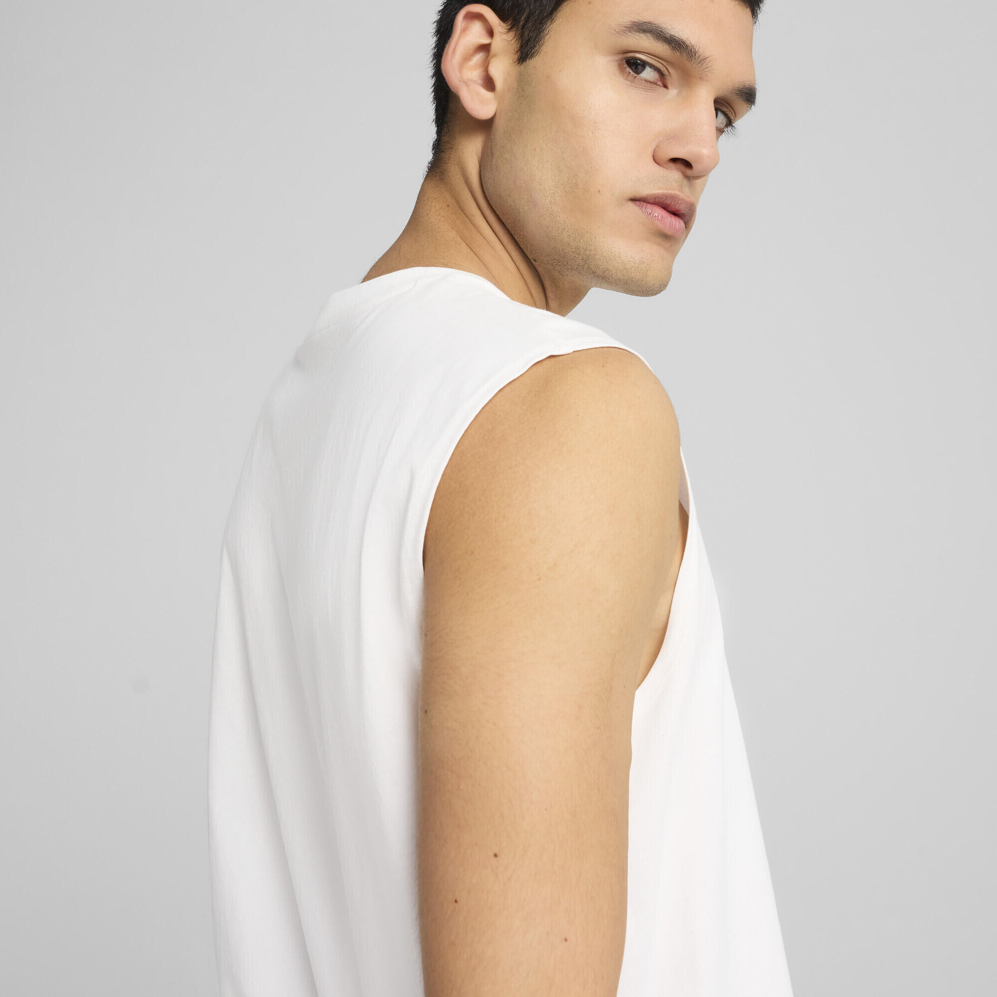 T-shirt sans manches à logo N° 1 Essentials Homme PUMA 3/7