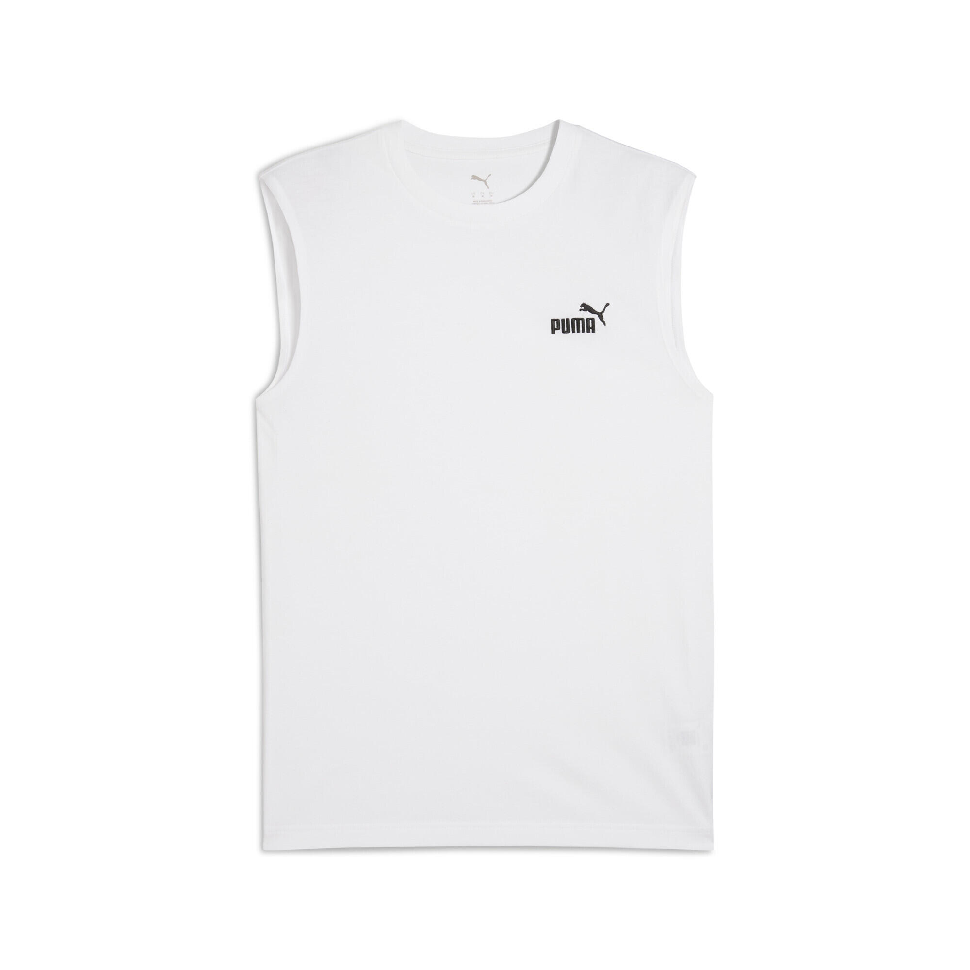 Puma - T-shirt Sans Manches À Logo N° 1 Essentials Homme Puma - Débardeur - Blanc - Decathlon