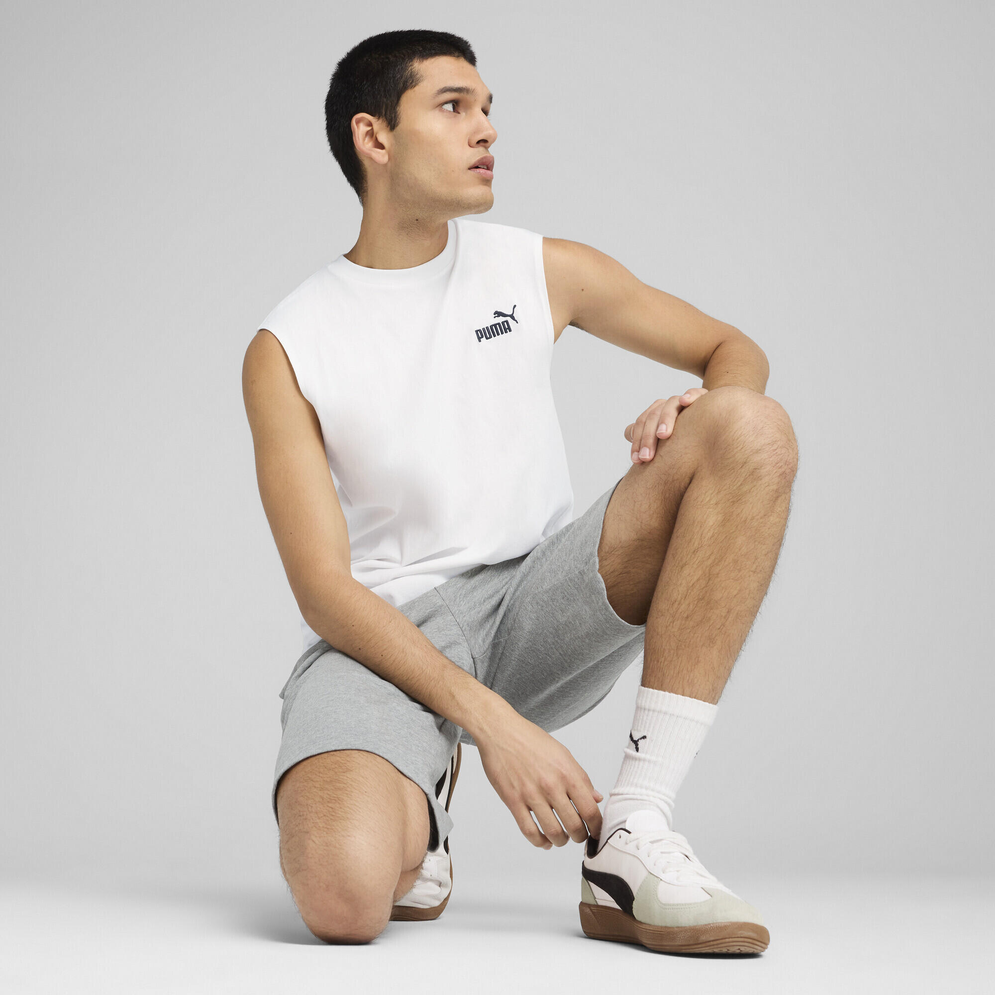 T-shirt sans manches à logo N° 1 Essentials Homme PUMA 4/7