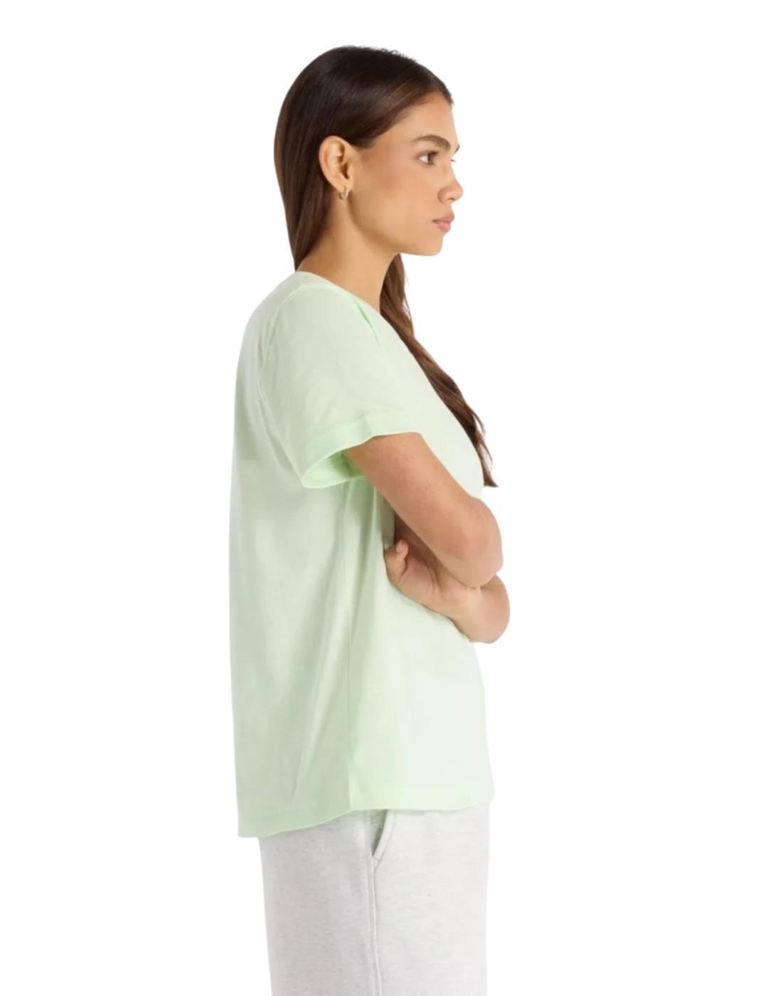 Maglietta per donna New Balance Essentials Verde 2/4